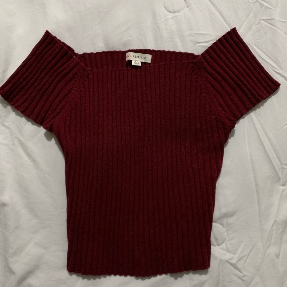 Off the shoulder top